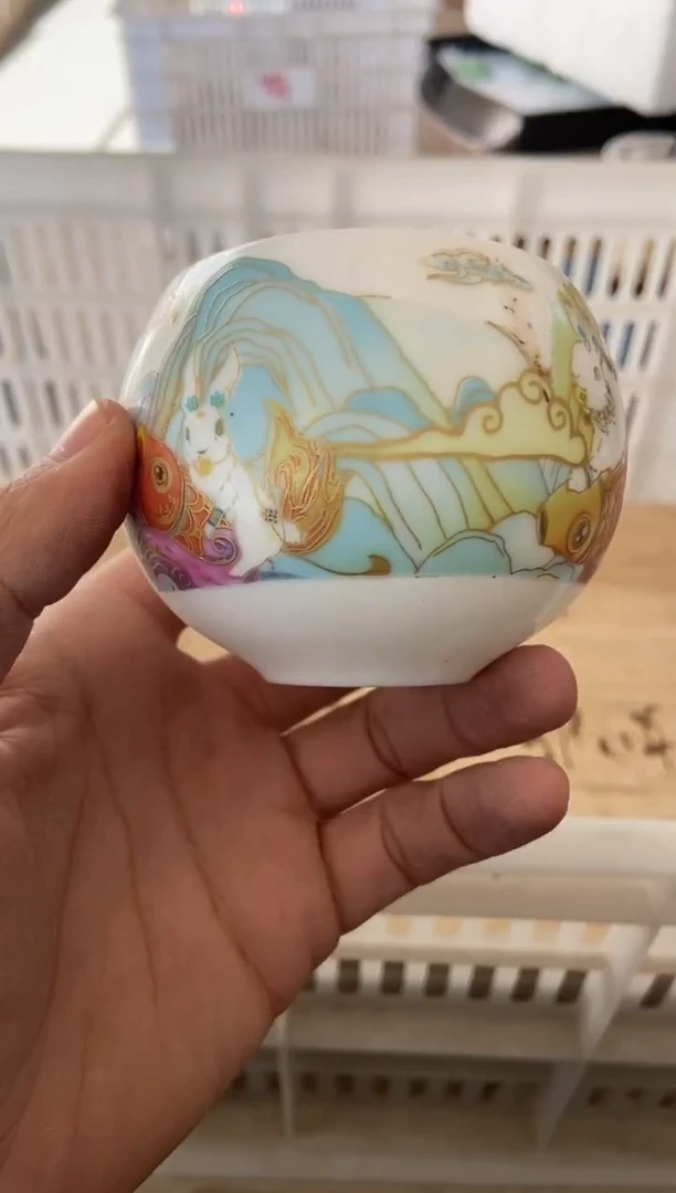 杯子瓷无运费险有瑕疵的摄影的产品有使用过的痕迹有点脏介意勿拍