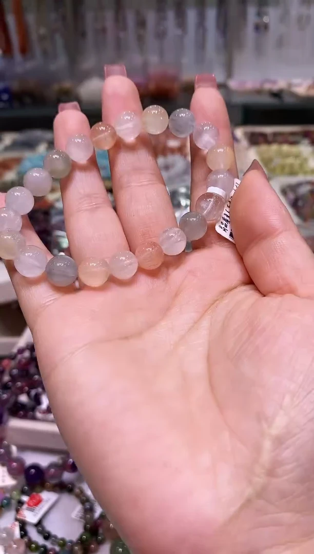未镶嵌手链水晶多样性发其一兔毛9+