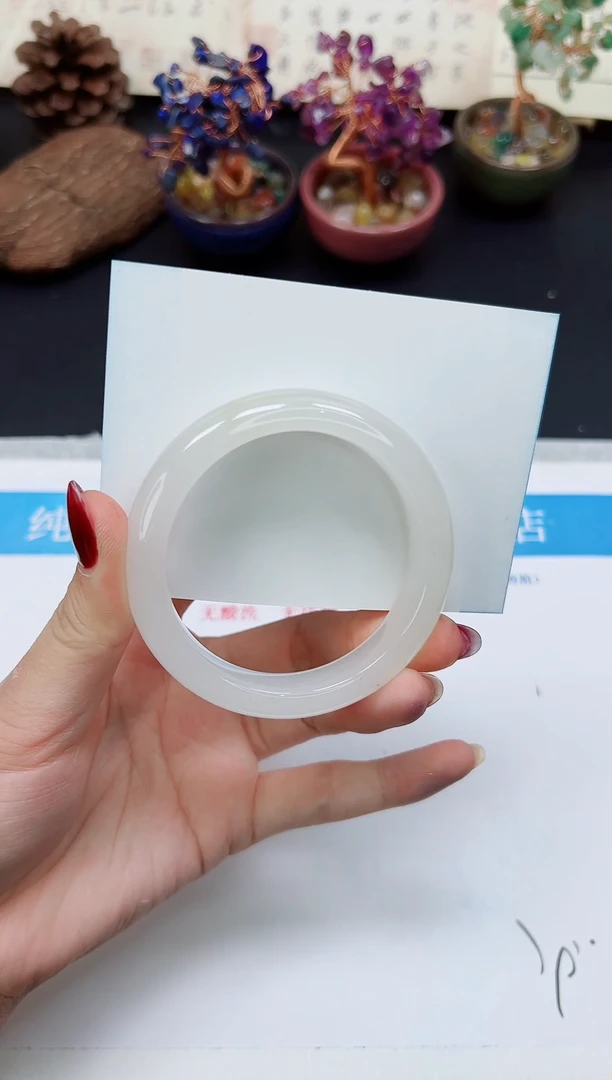 未镶嵌手镯石英质玉A309-53`54`55