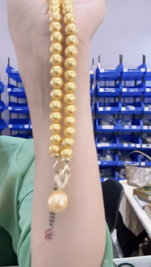 合金拼合珍珠（马贝珠）颈饰