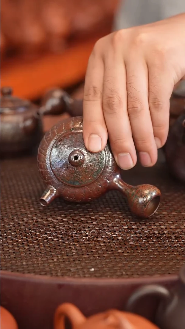 茶壶紫砂原矿手工制作