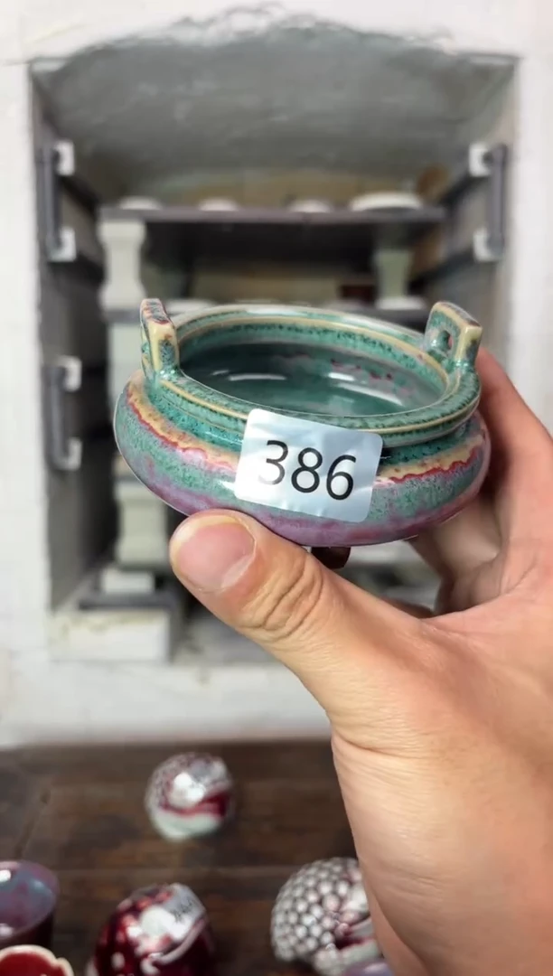 【闪购商品】摆件钧瓷窑变精品茶器