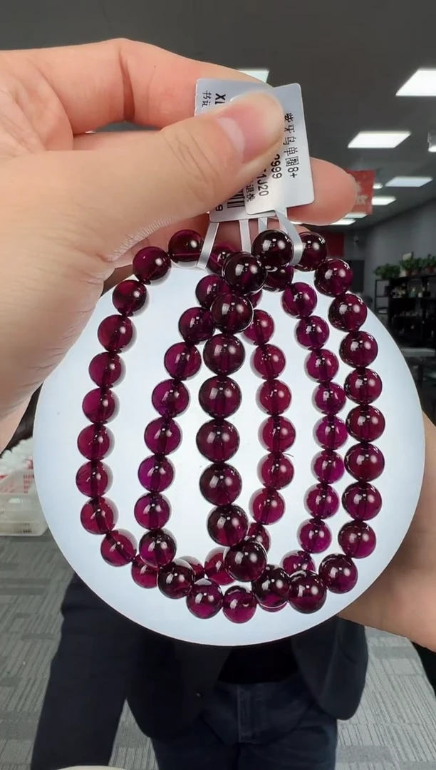 【闪购商品】石榴石手链未镶嵌B97 XL3029约8mm多样性发一件