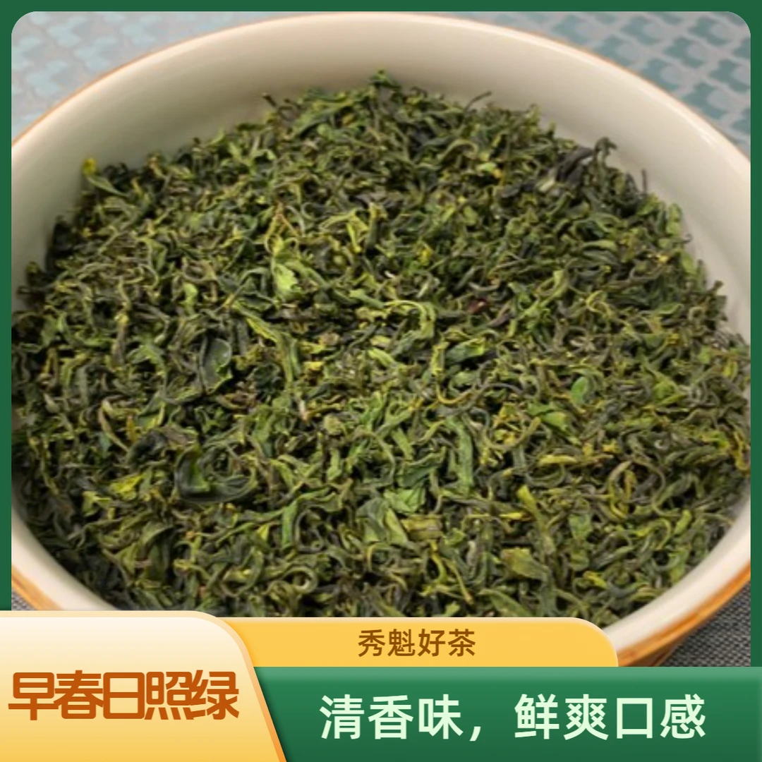 秀魁日照绿茶 新茶 日照绿茶8号 清香味明显 口感鲜爽甘醇