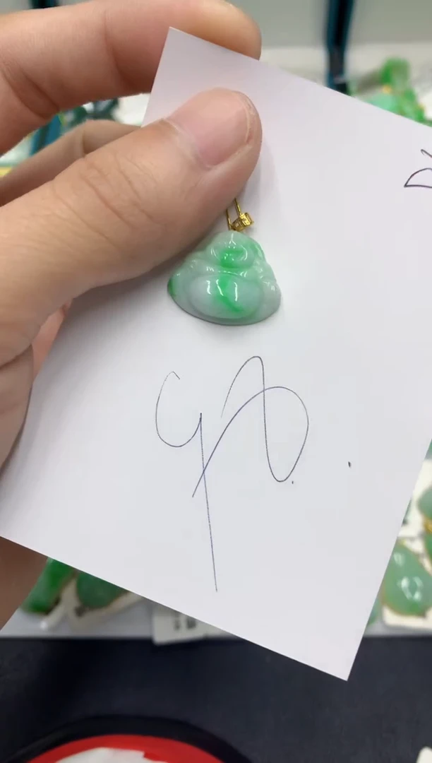 【闪购商品】翡翠颈饰18K金镶嵌翡翠