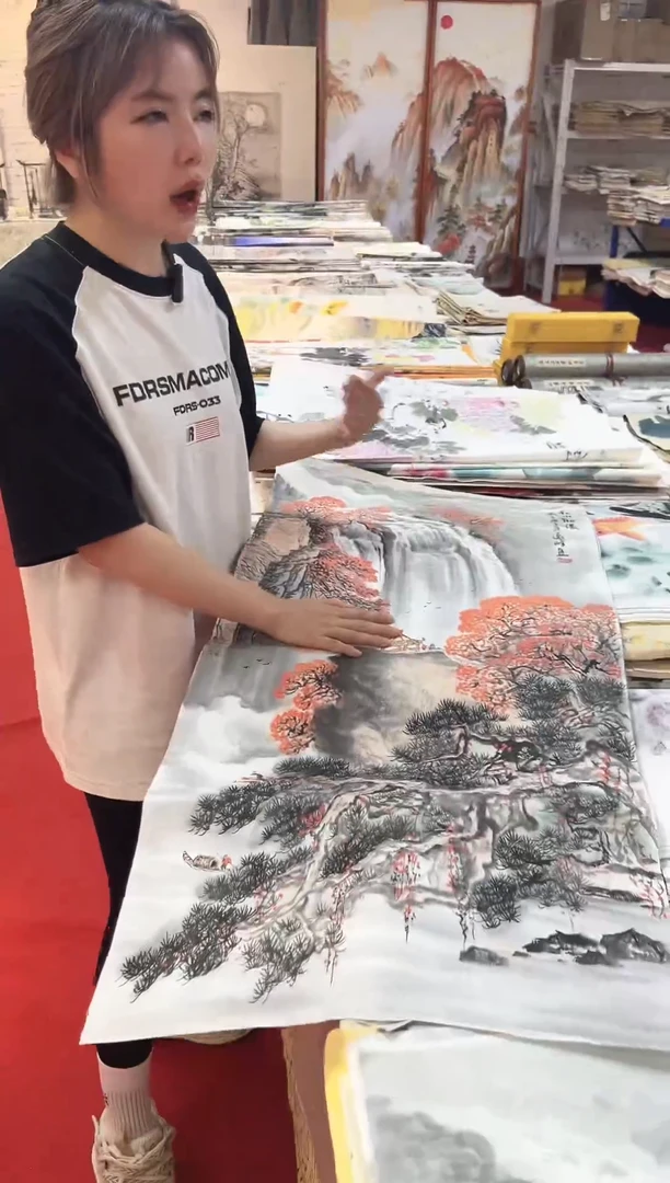 国画国画字画手绘作品