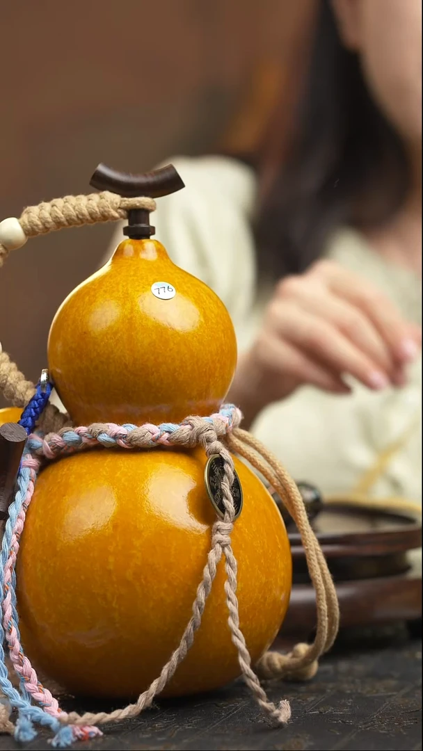 777号号【1000ML】大漆酒葫芦一物一拍