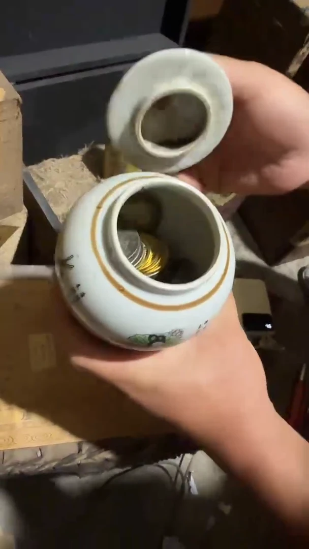木精品摆件真漂亮大罐