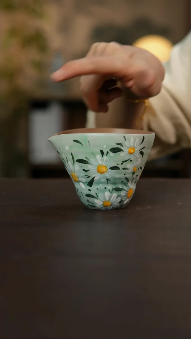 杯景德镇陶瓷杯碗柴烧多人