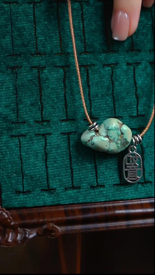 未镶嵌绿松石项链绿松