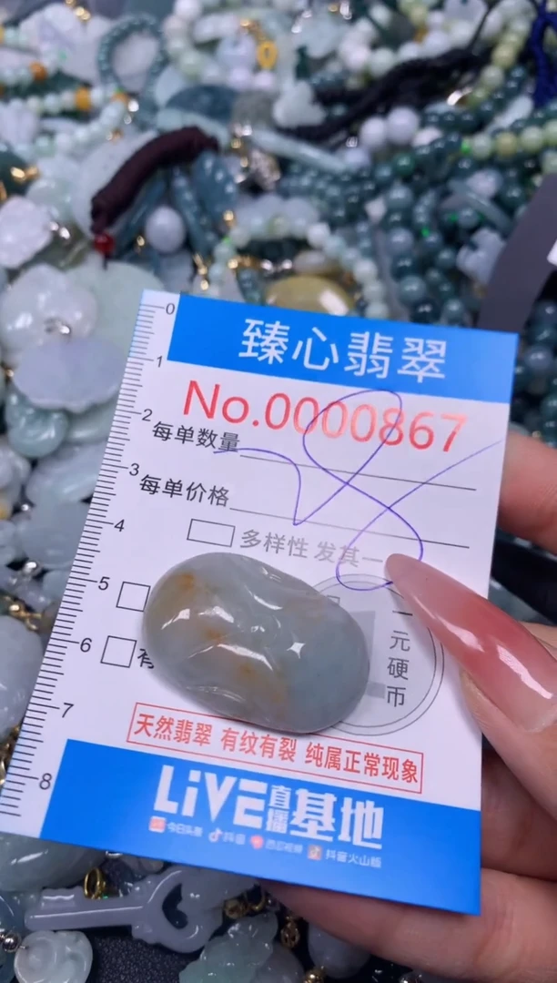 【闪购商品】翡翠颈饰未镶嵌含绳000867