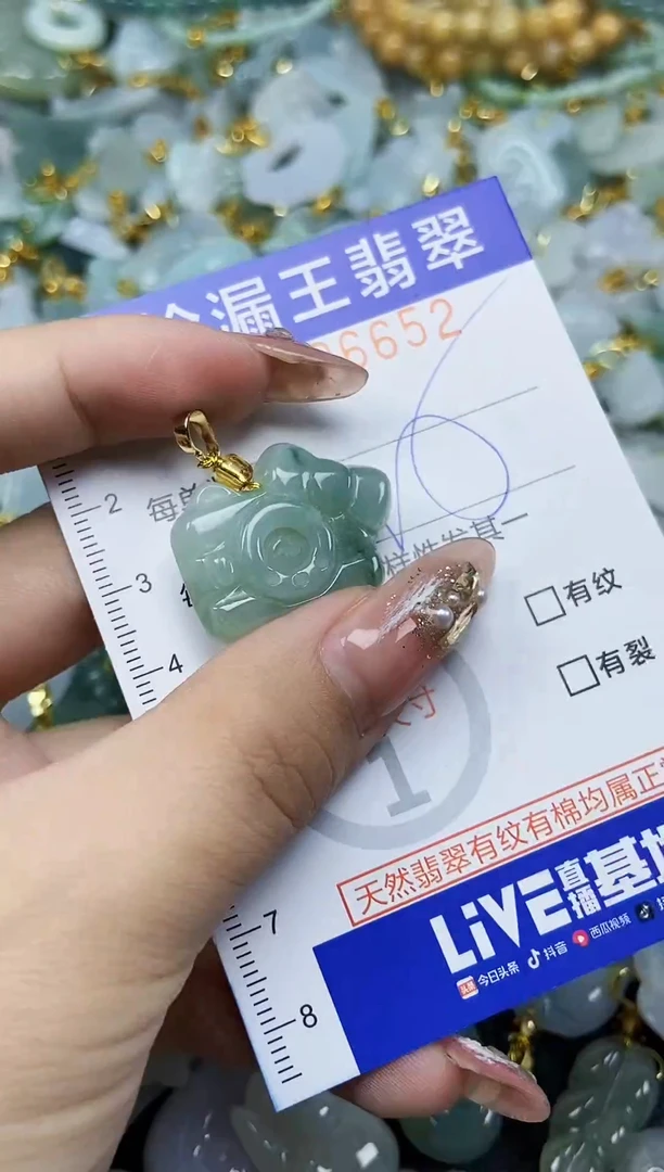 翡翠未镶嵌颈饰天然A货翡翠