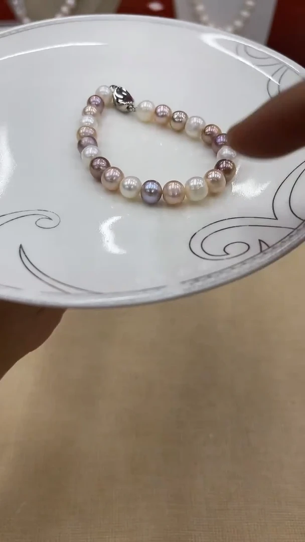 颈饰合金淡水珍珠糖果手链