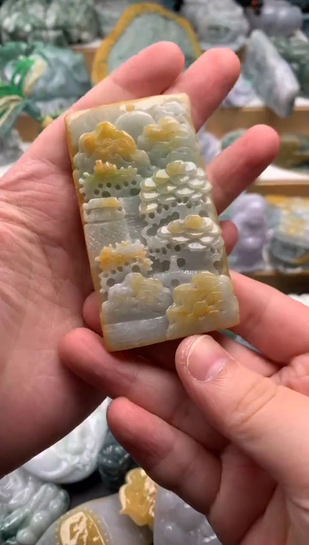 吊坠(不含链)未镶嵌翡翠1