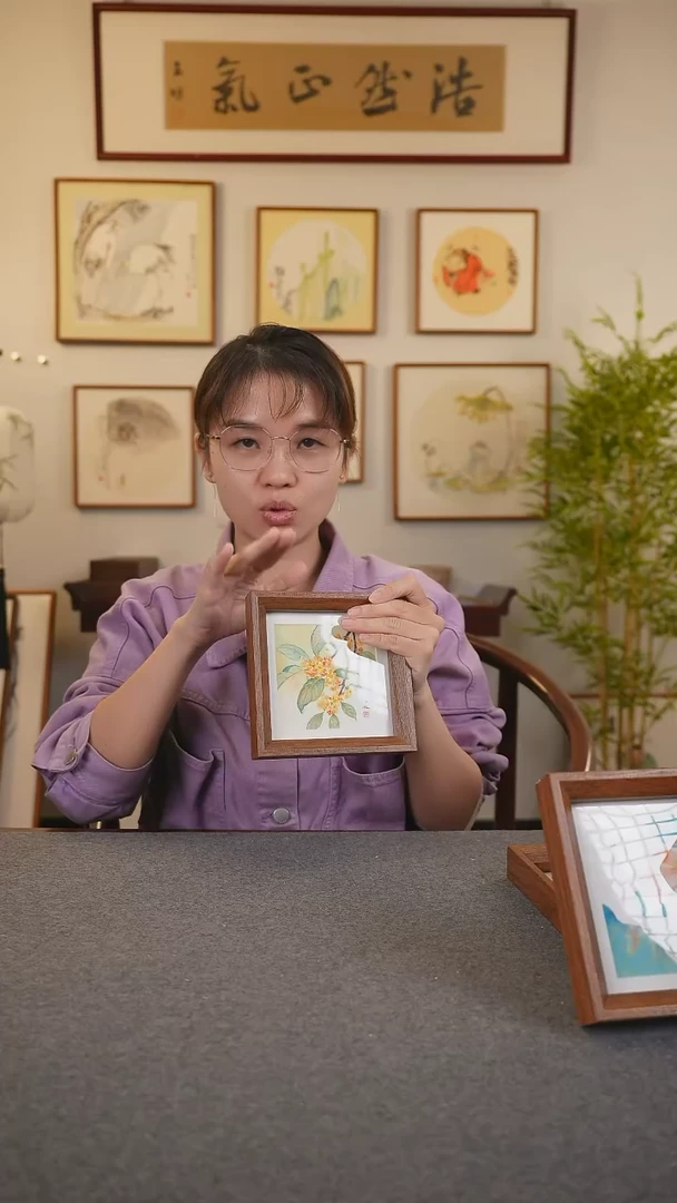 横款鹿鸣现代美术馆-岳倚竹老师作品
