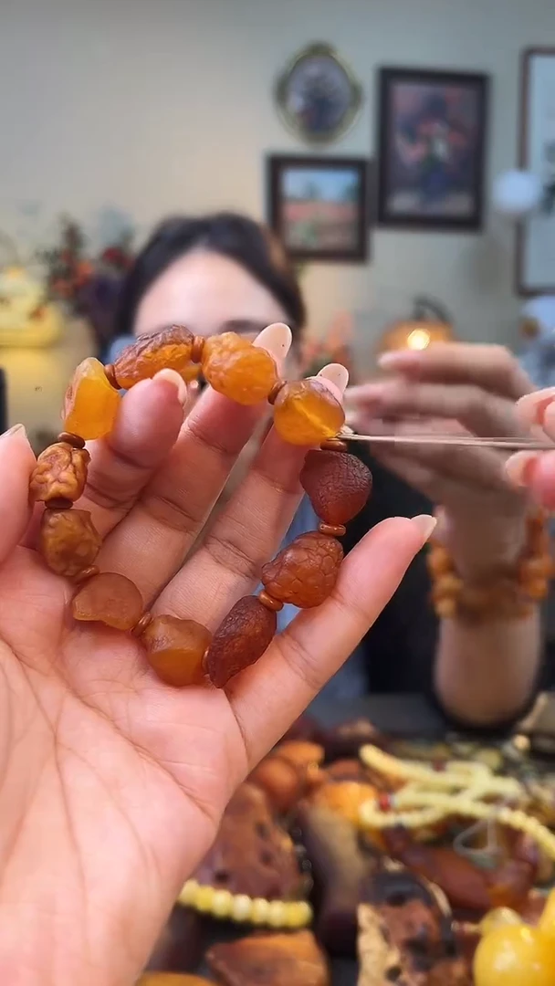 手串琥珀未镶嵌手串
