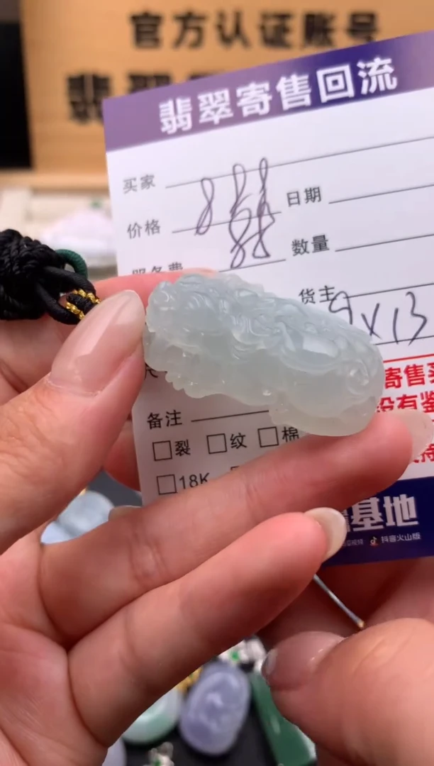 翡翠未镶嵌颈饰10134300