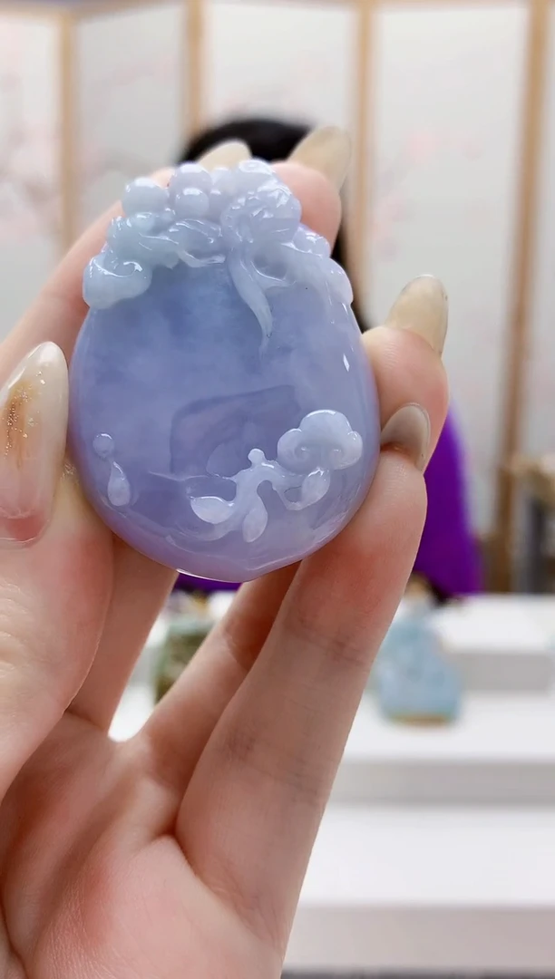 未镶嵌定制翡翠4852jw-毛货挂件47