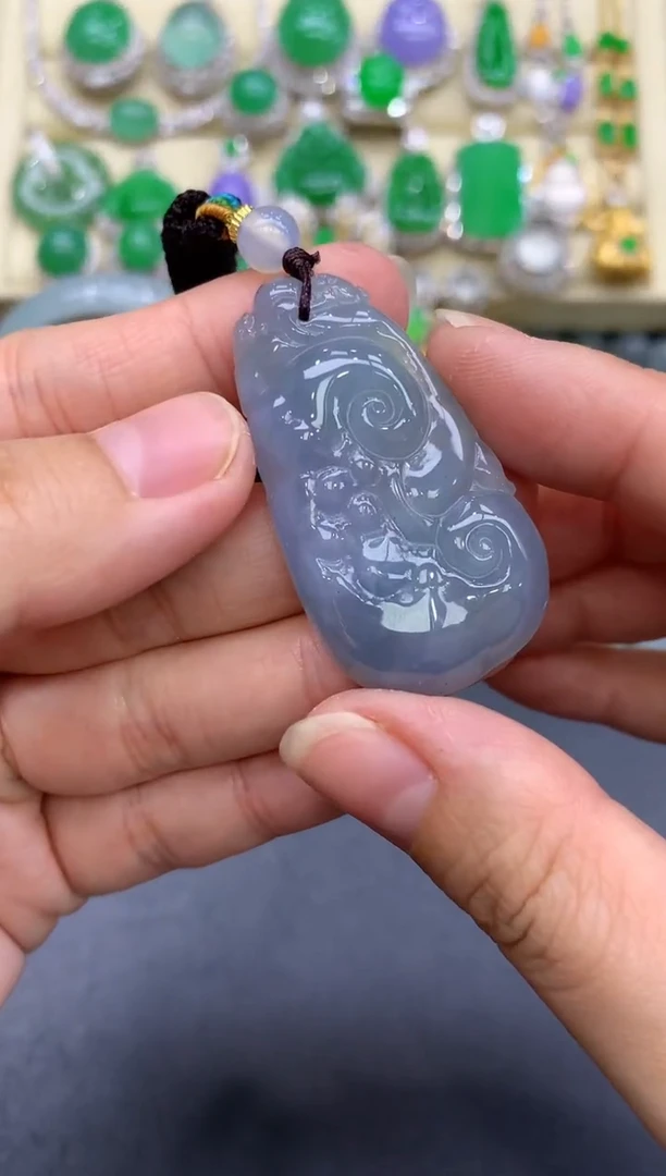 颈饰未镶嵌翡翠40-中国好珍宝