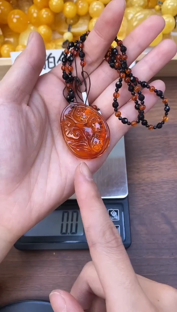 裸石琥珀未镶嵌天然琥珀蜜蜡