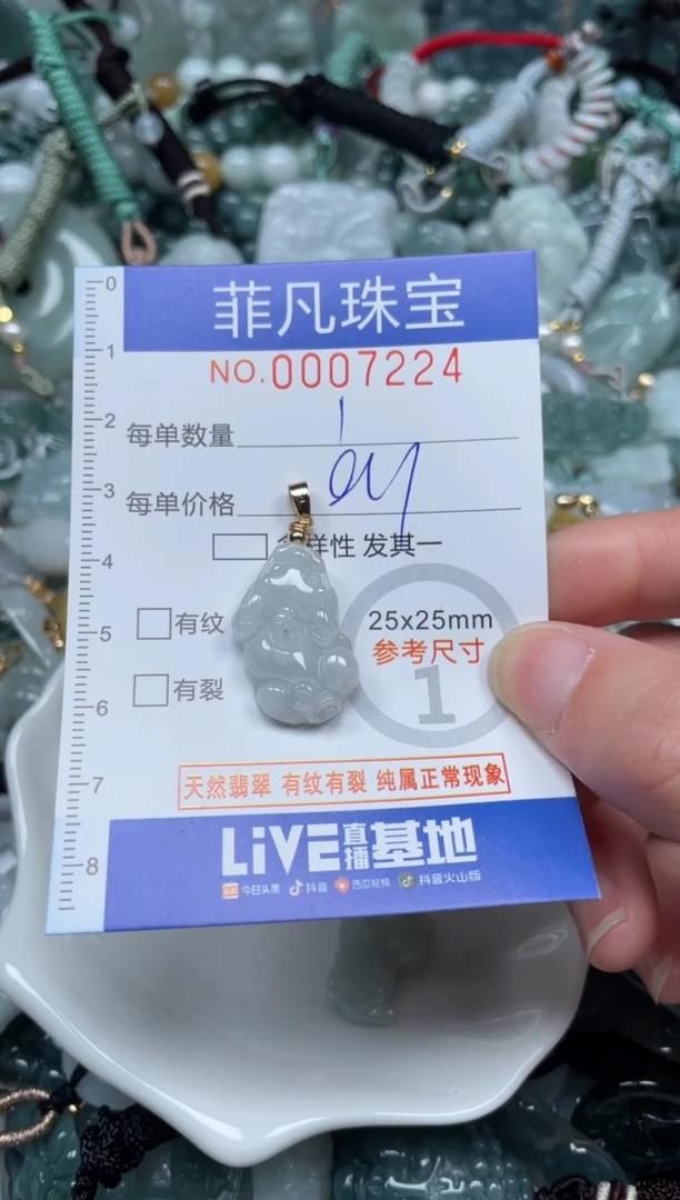 【闪购商品】翡翠颈饰未镶嵌00..7224