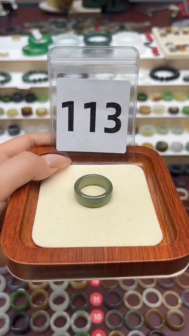 【闪购商品】和田玉戒指未镶嵌17号