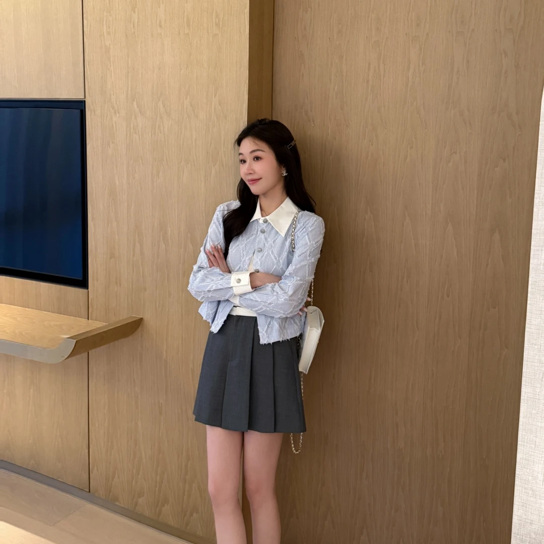 syna希娜 宽松设计感慵懒衬衣