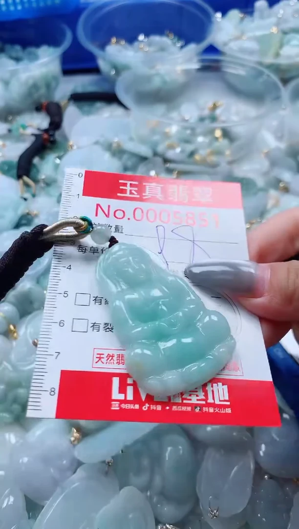 吊坠(不含链)未镶嵌翡翠5851