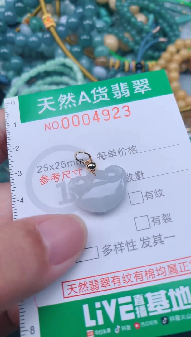 翡翠未镶嵌颈饰.0004923