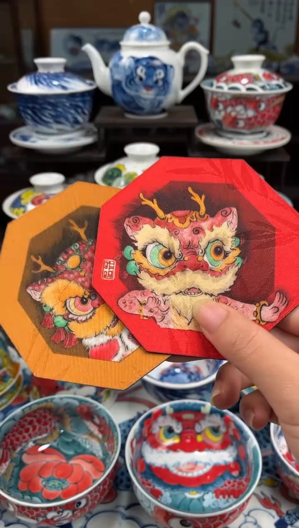 拙明院（宠粉价格）两个杯垫