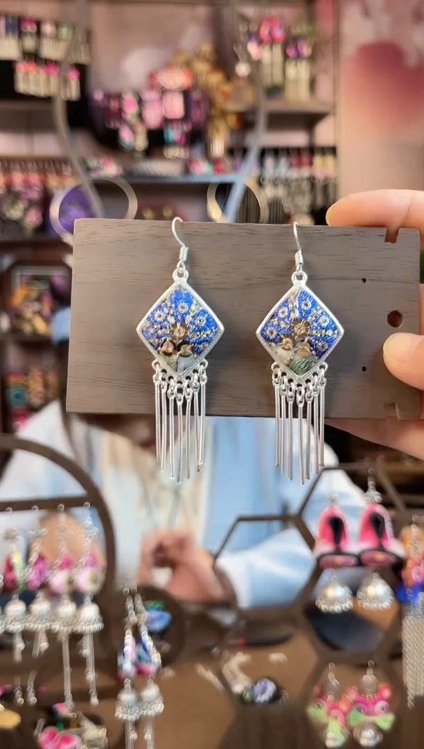 织绣 民族风手工非遗老绣饰品312