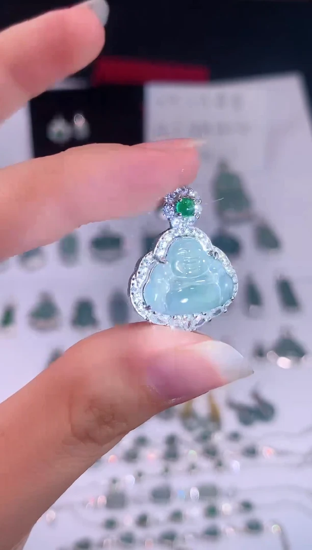 颈饰未镶嵌翡翠0芹0翡翠珠宝705