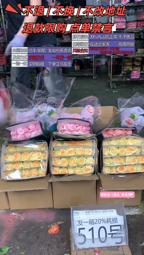 510号♥含20%耗损发一箱