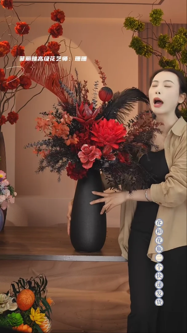 ：单花束+花瓶一整套