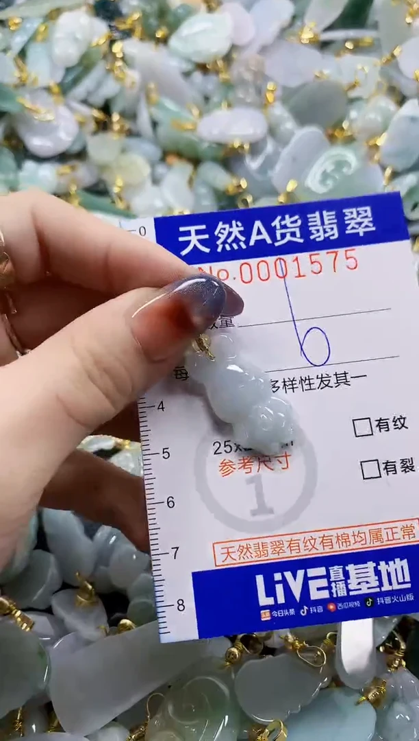 颈饰未镶嵌翡翠天然A货翡翠