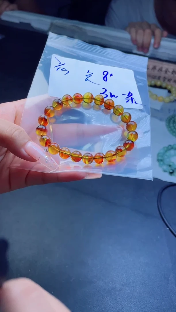 定制琥珀未镶嵌多样性发货珠串