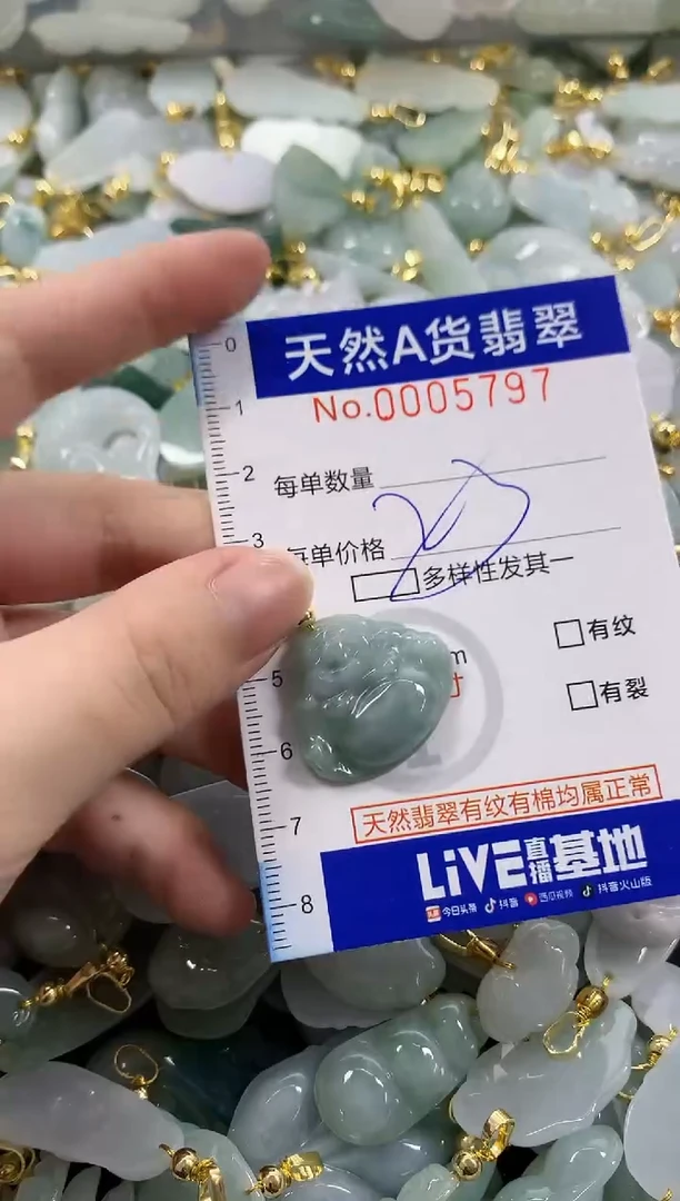 颈饰未镶嵌翡翠天然A货翡翠
