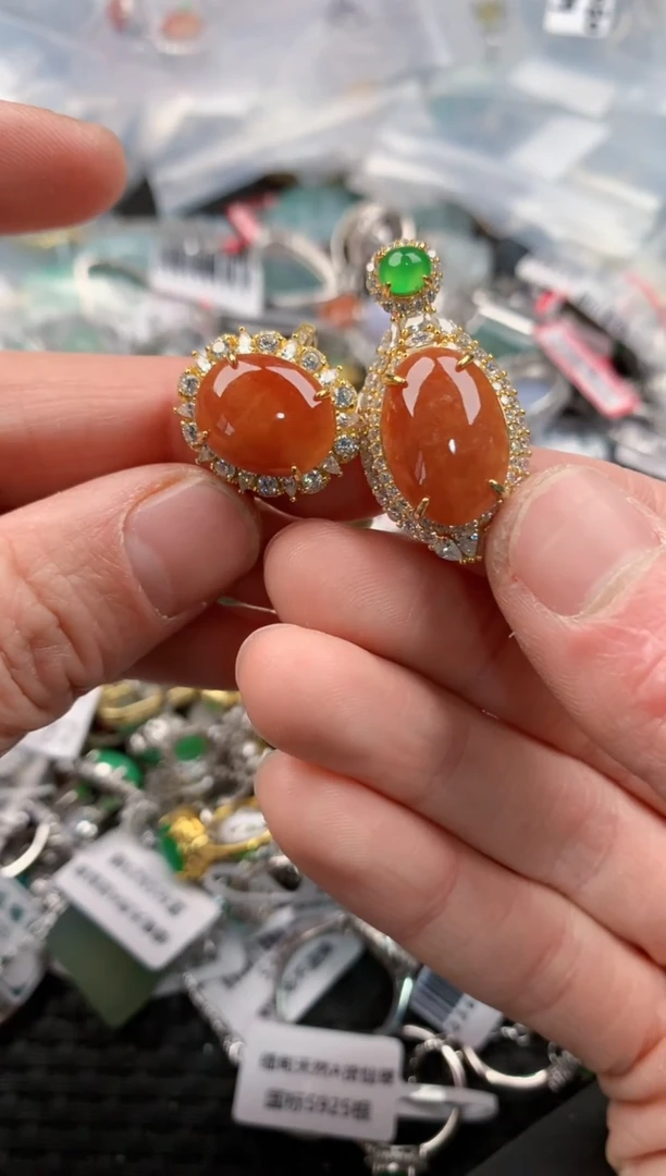 银S925镶嵌戒指翡翠3                  1