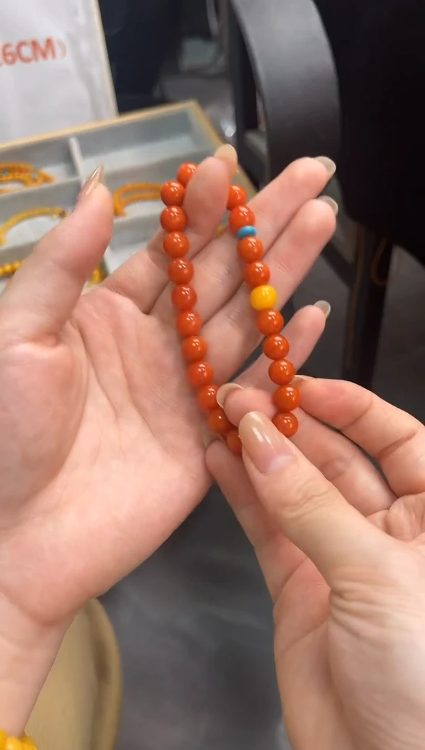 未镶嵌手链南红玛瑙QF-A451 单圈南红8mm