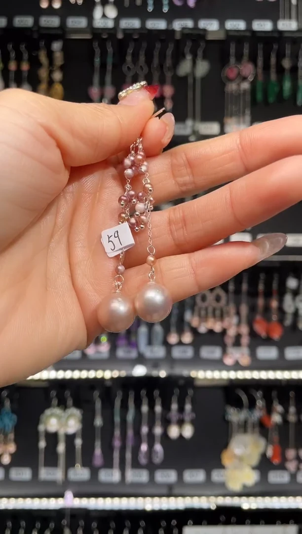 【闪购商品】紫晶耳饰银S925镶嵌 Dr.Alice