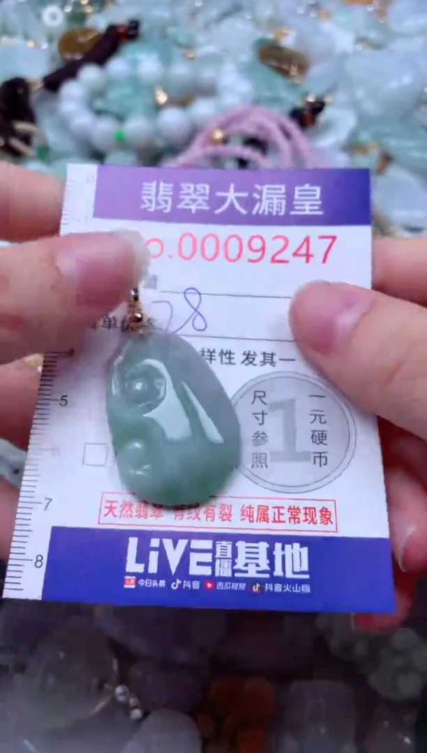 吊坠(不含链)未镶嵌翡翠9247