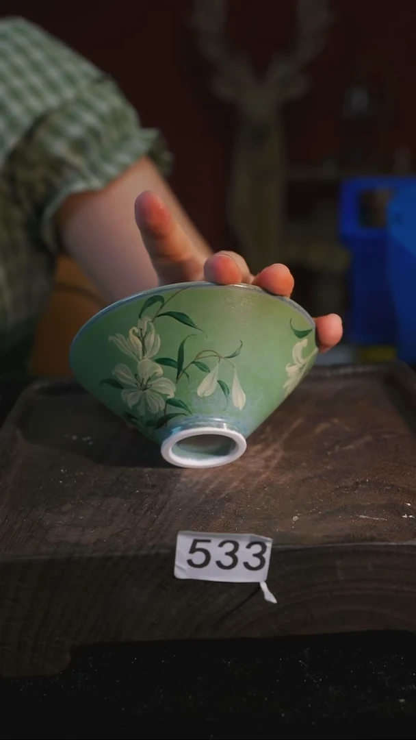 杯子等烟雨陶瓷手作主人杯533