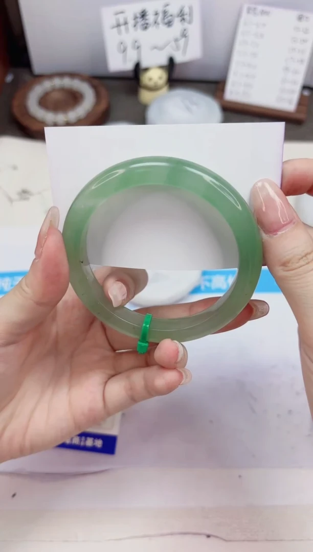 石英质玉手镯未镶嵌402-东陵玉-圈口60