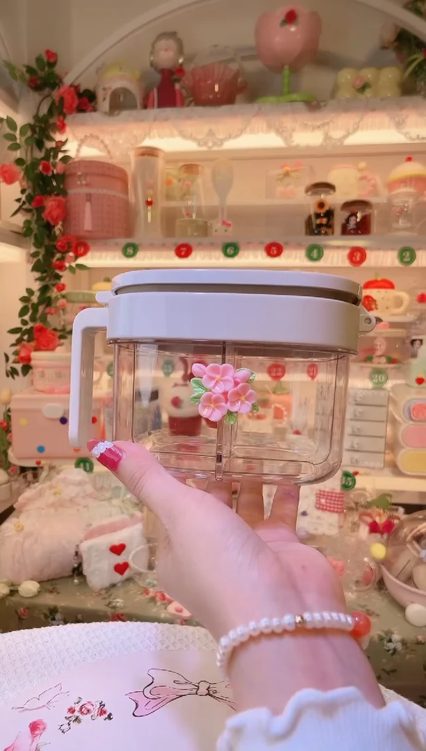 组合调料罐米色——手工制作品质好！