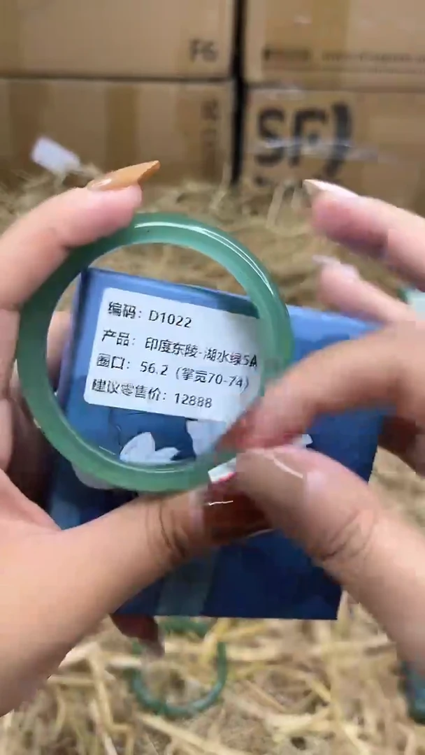 未镶嵌手镯石英质玉d1022-圈口56.2