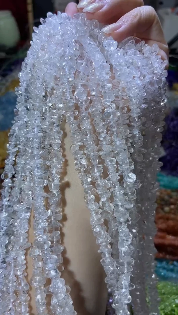 水晶珠宝半成品未镶嵌白水晶
