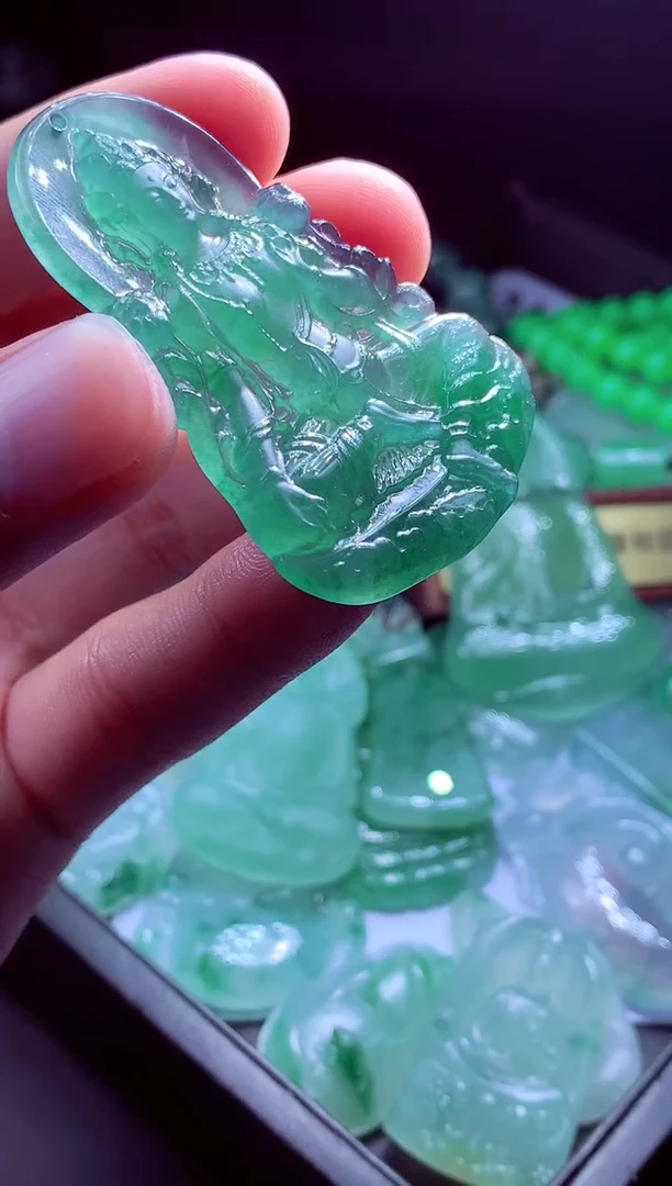 未镶嵌定制翡翠蛮*#翡翠毛货定制