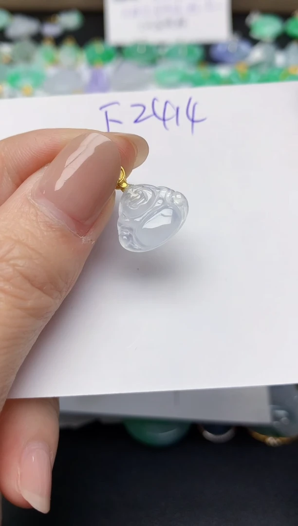 颈饰未镶嵌翡翠天然缅甸A货翡翠百元以上9元证书费自理