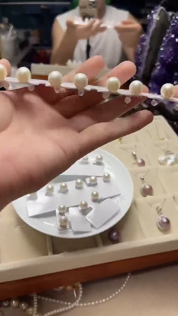 未镶嵌淡水珍珠耳钉798号耳钉