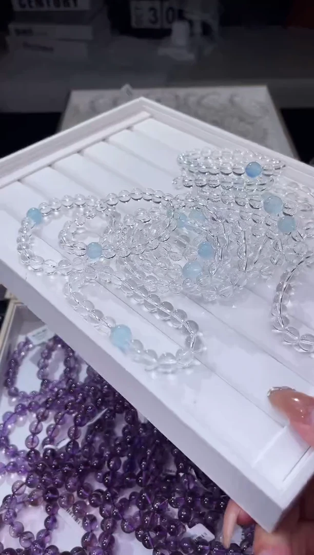 【闪购商品】水晶/未镶嵌露思同款-白水晶diy海蓝